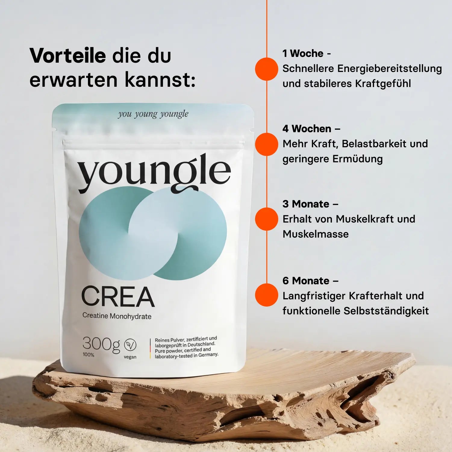 Kreatin - Pulver - youngle